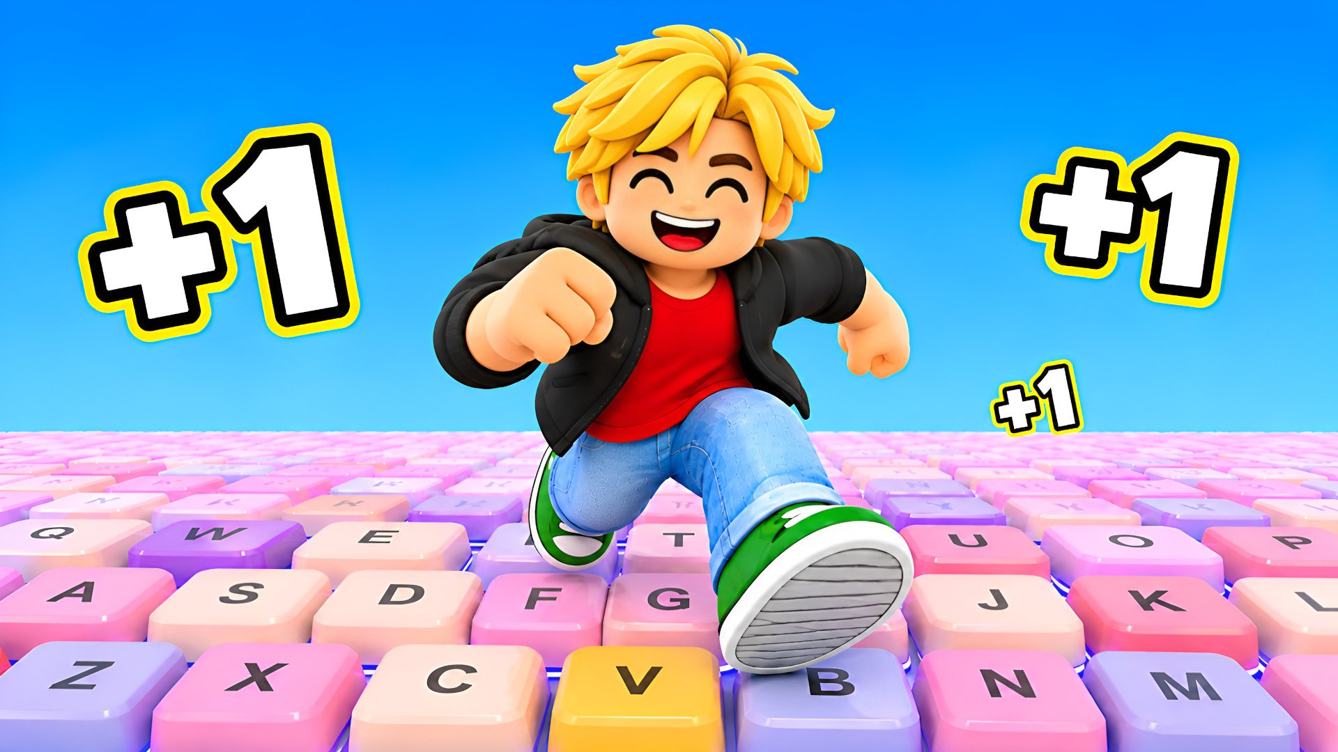 +1 Speed Keyboard Lucky Escape - Tapkki Game