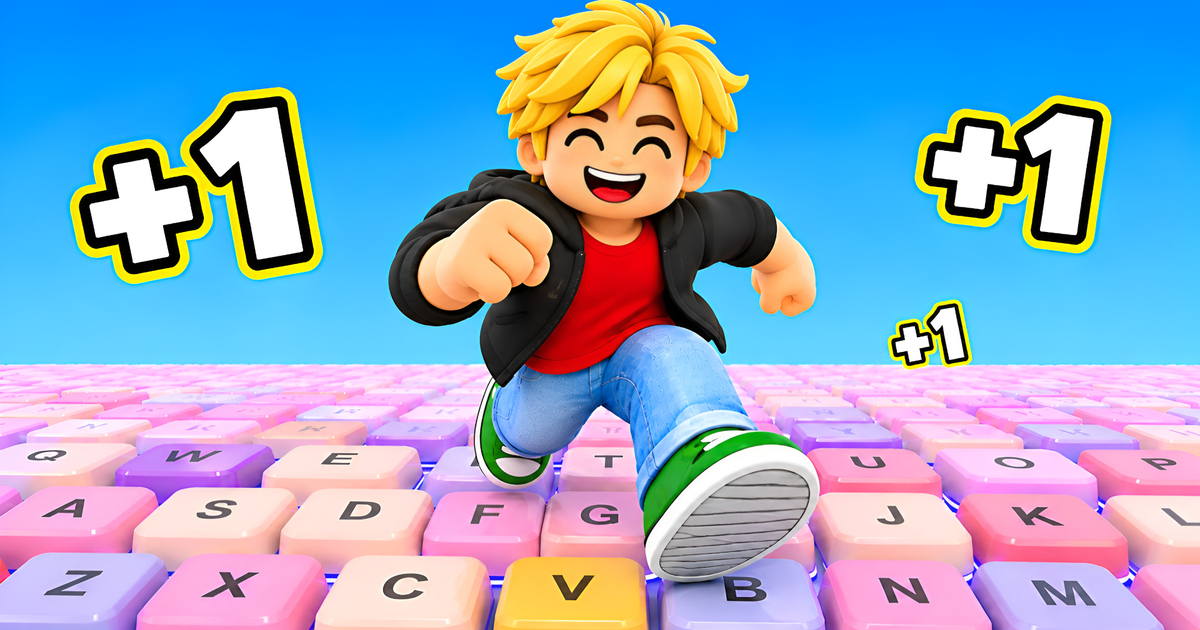 +1 Speed Keyboard Lucky Escape - Tapkki Game