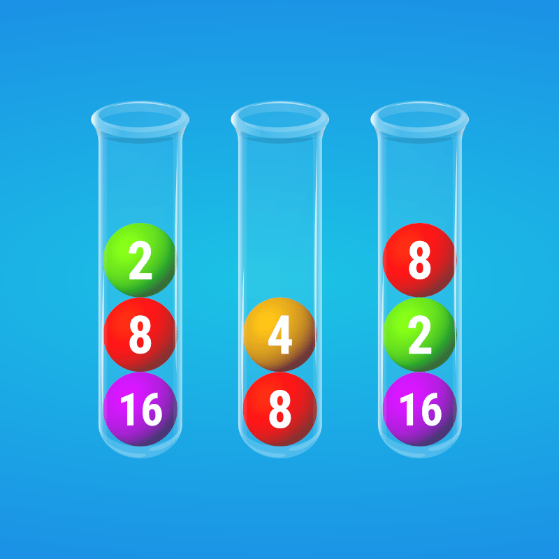 2048 in Flasks 🕹️ CrazyGamesでプレイ