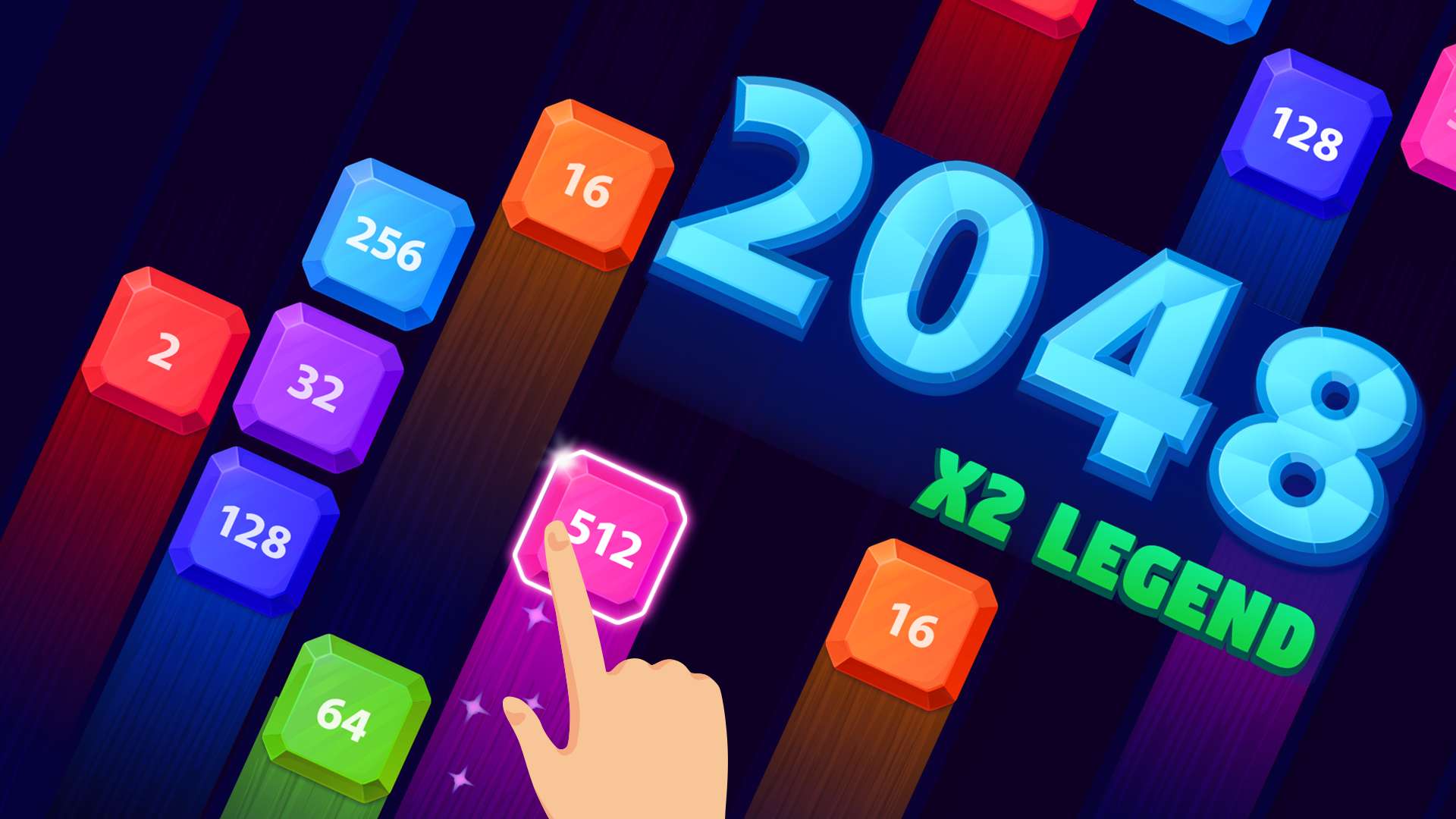 けるののすページ 2048 X2 Legend 🕹️ CrazyGamesでプレイ