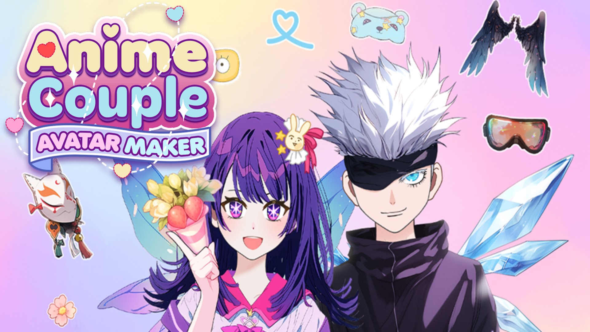 Thumbnail Anime Couple: Avatar Maker 🕹️ Play on CrazyGames