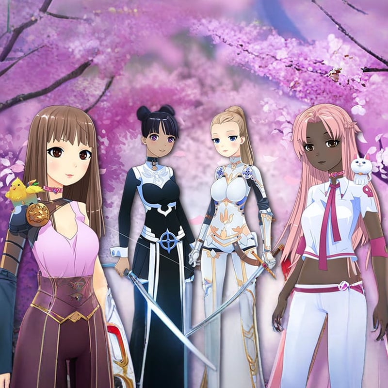 anime dresses Royal Blue main image 0