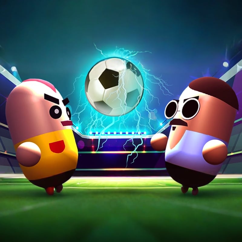 Pill Soccer 🕹️ CrazyGamesでプレイ