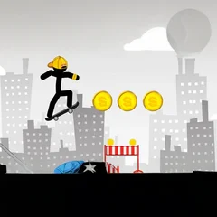 Stickman Skate: 360 Epic City