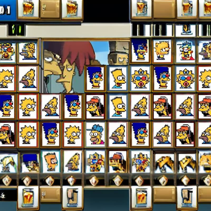 超激レアThe Simpsons 携帯型ゲームセット Tiles of the Simpsons 🕹️ CrazyGames'te oynayın
