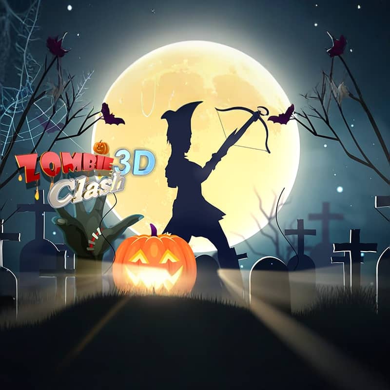 Zombie Clash 3D: Halloween 🕹️ CrazyGamesでプレイ