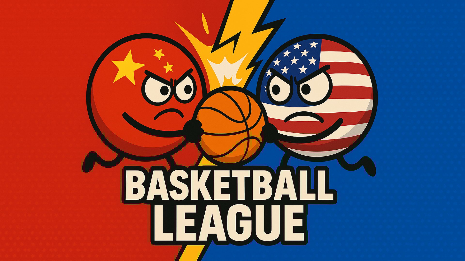 Thumbnail Basketball League 🕹️ Play on CrazyGames