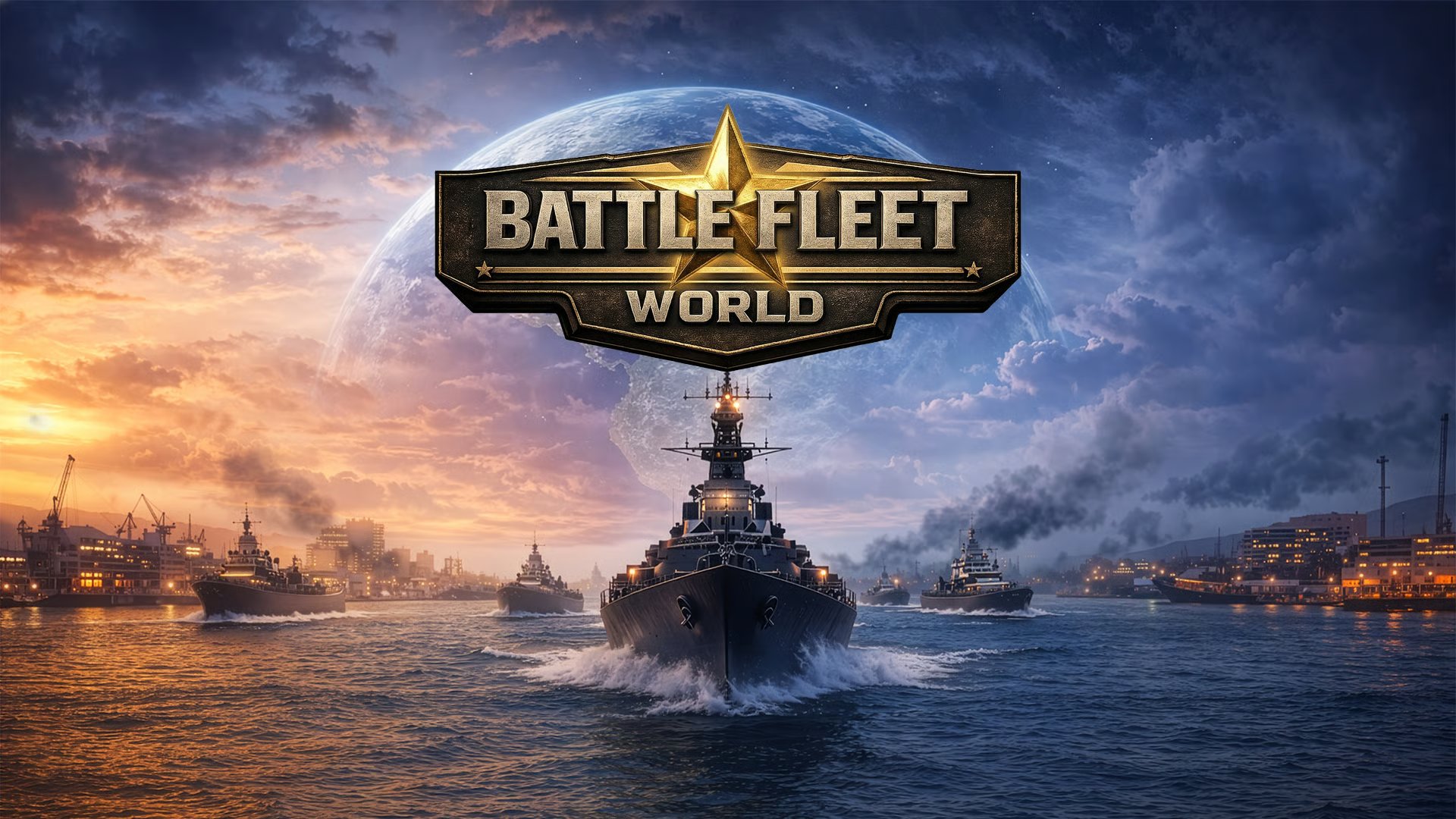 Play Battle Fleet World online free. A naval combat action browser game with real-time ship battles and strategy.