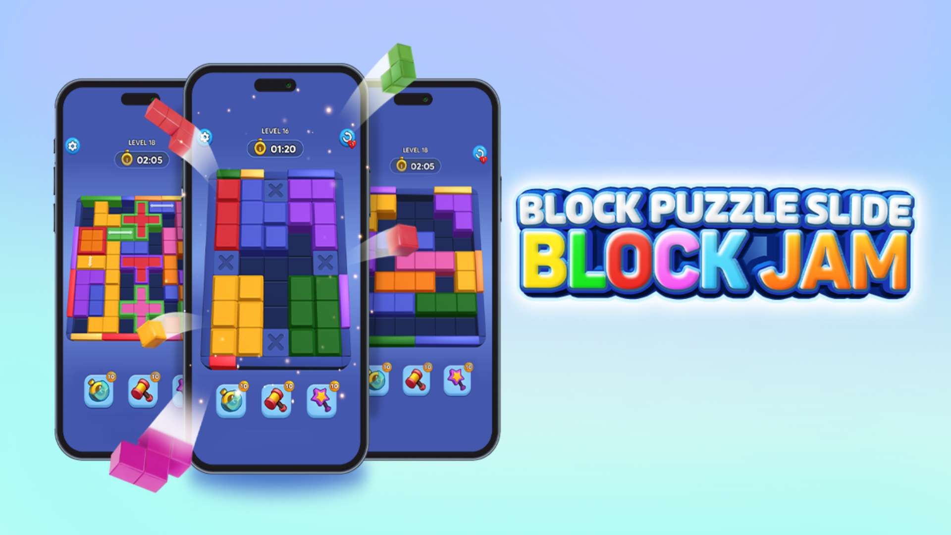 Block Puzzle Slide - Block Jam 🕹️ CrazyGames에서 무료로 플레이 하세요!