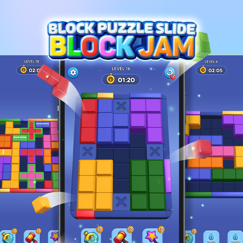 Block Puzzle Slide - Block Jam