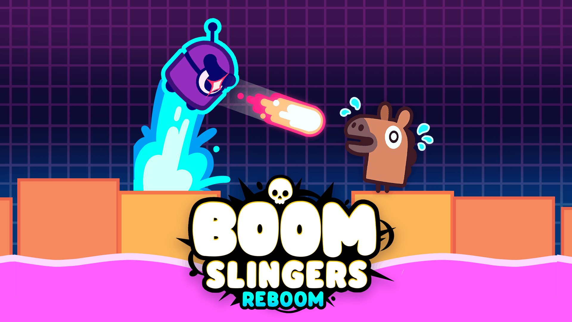 Thumbnail Boom Slingers ReBoom 🕹️ Play on CrazyGames