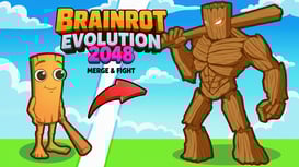 Brainrot Evolution: 2048 Merge Fight