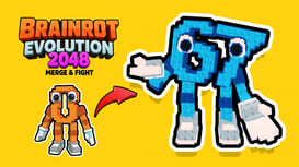 Brainrot Evolution: 2048 Merge Fight