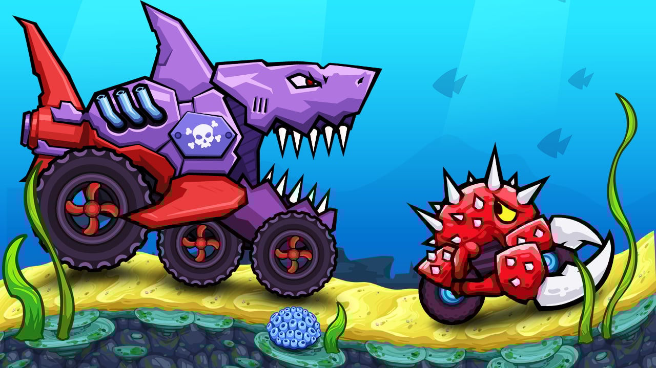 Car Eats Car: Underwater Adventure - Sprunki Game