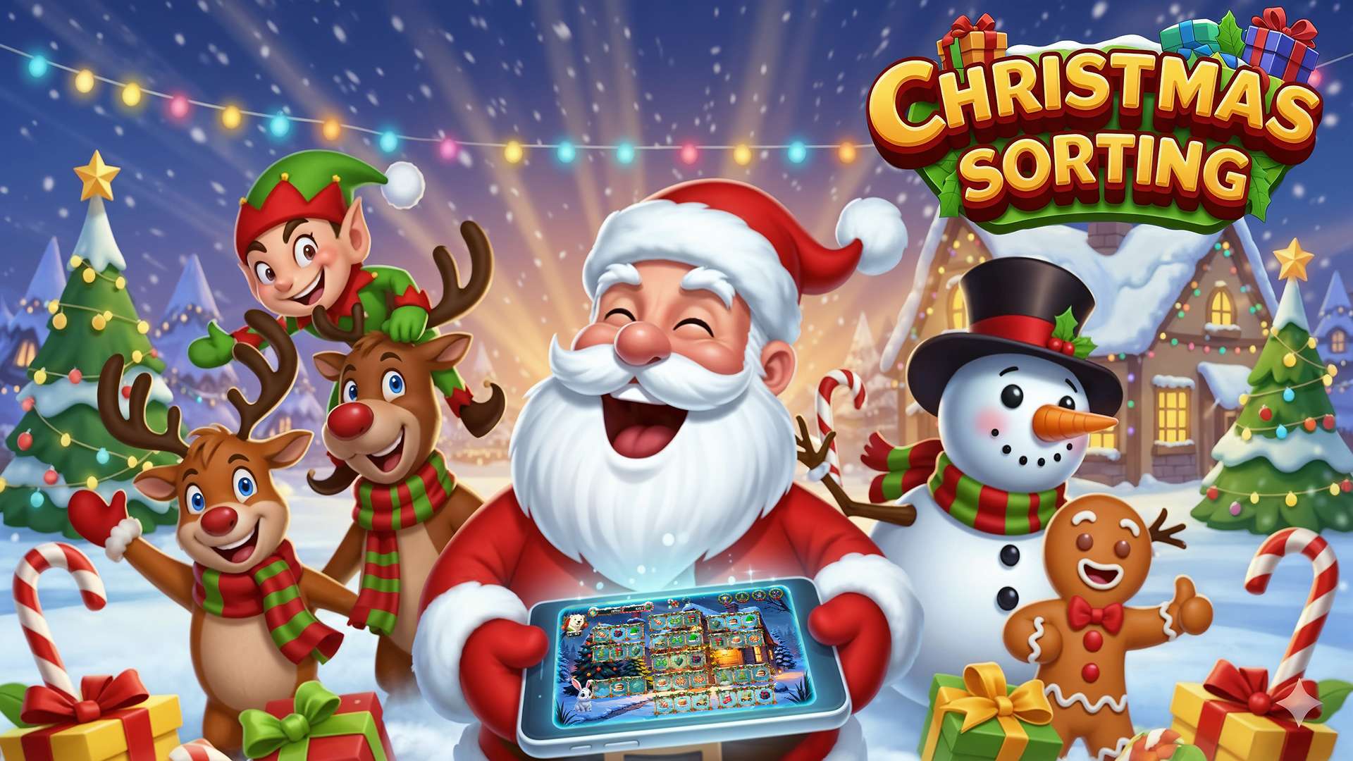 Christmas Sorting 🕹️ CrazyGamesでプレイ