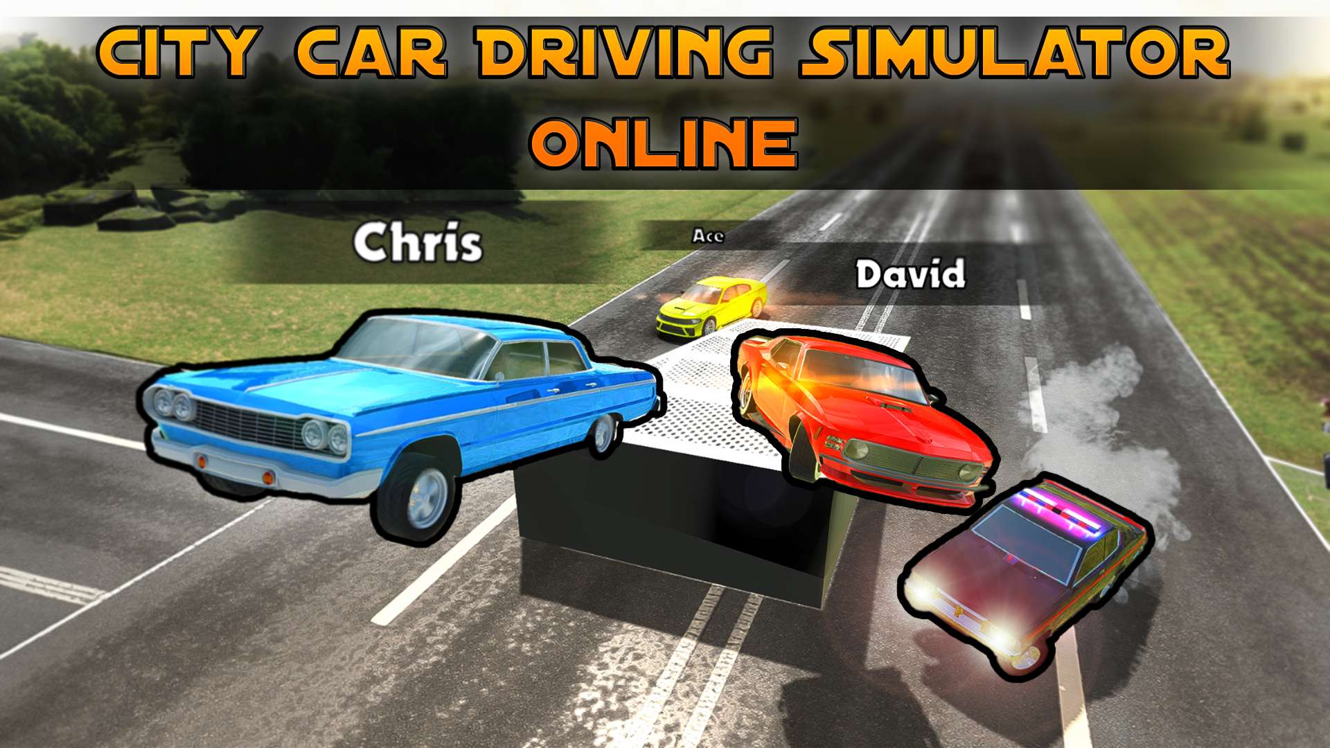 🎮 City Car Driving Simulator: Online 🕹️ CrazyGamesでプレイ
