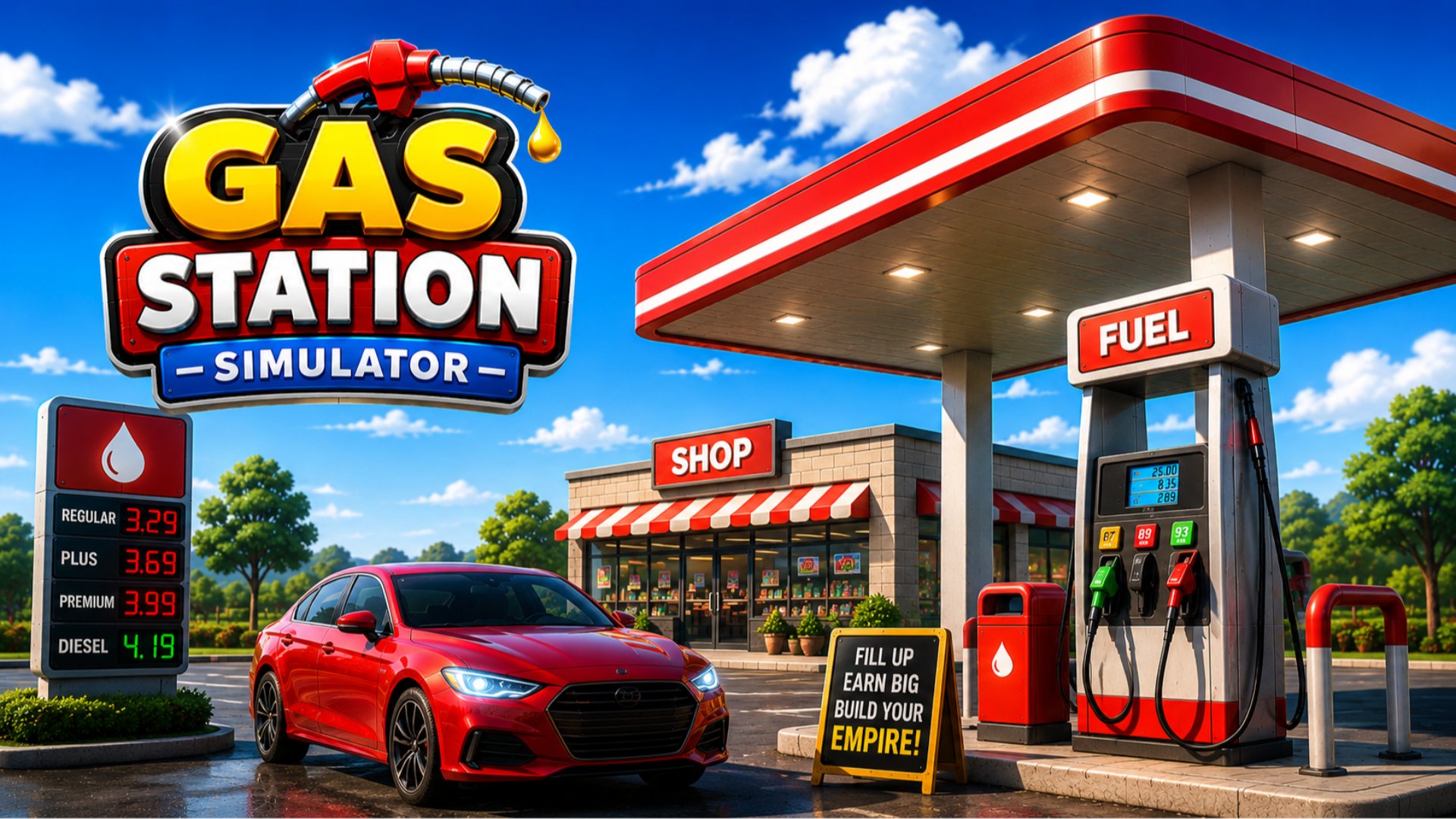 City Gas Station Simulator