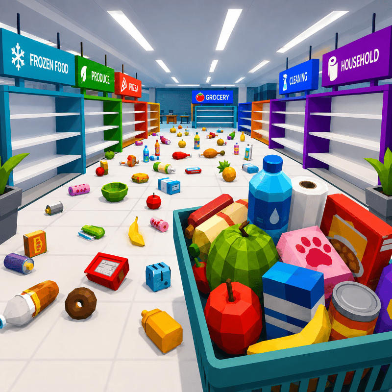 Clean The Supermarket game preview