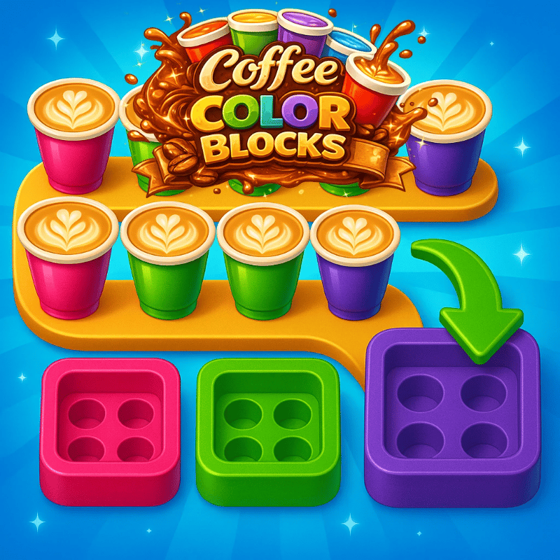 Coffee Color Blocks game preview