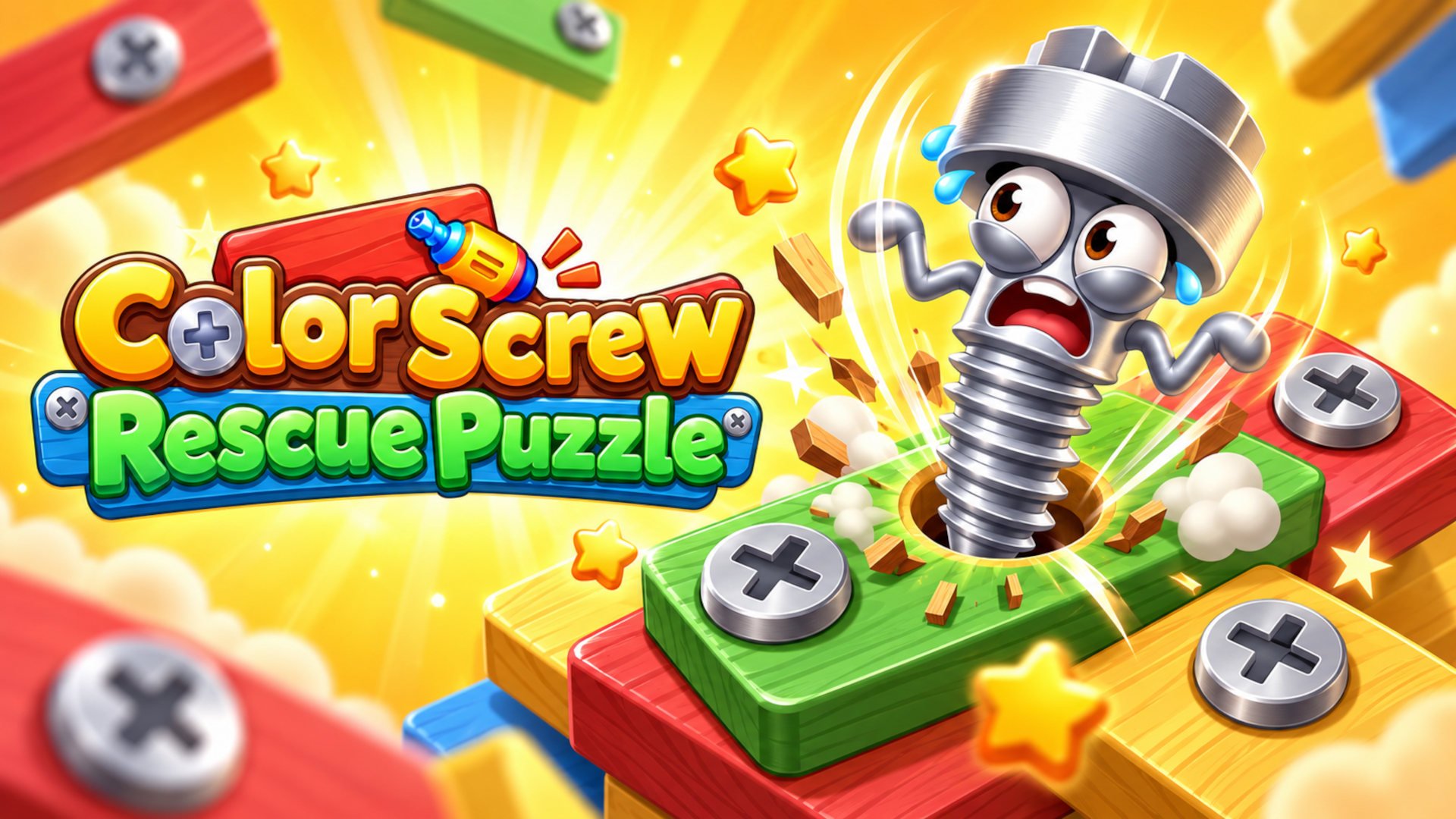 Color Screw Rescue Puzzle