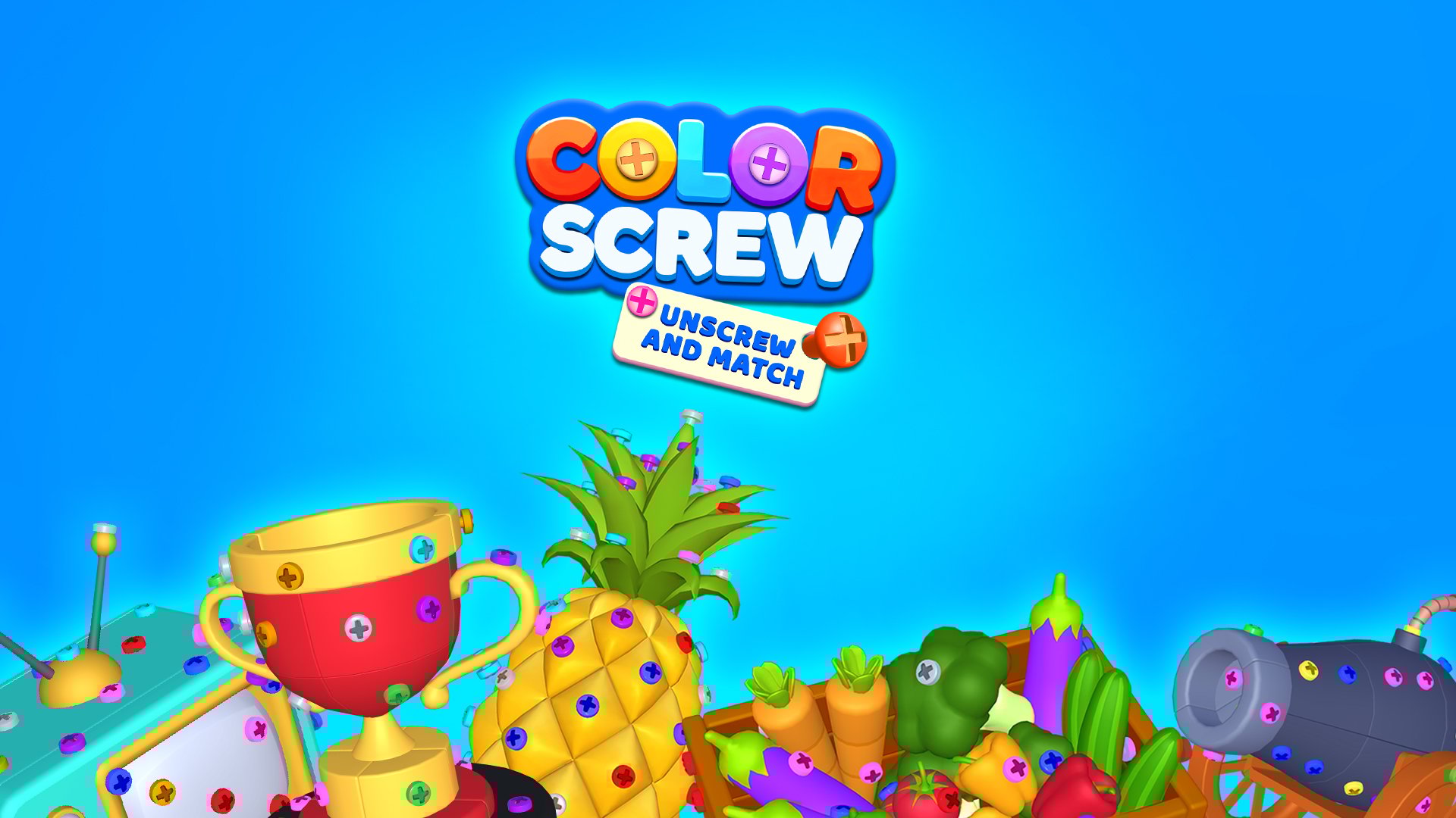 Thumbnail Color Screw: Unscrew &amp; Match 🕹️ Play on CrazyGames
