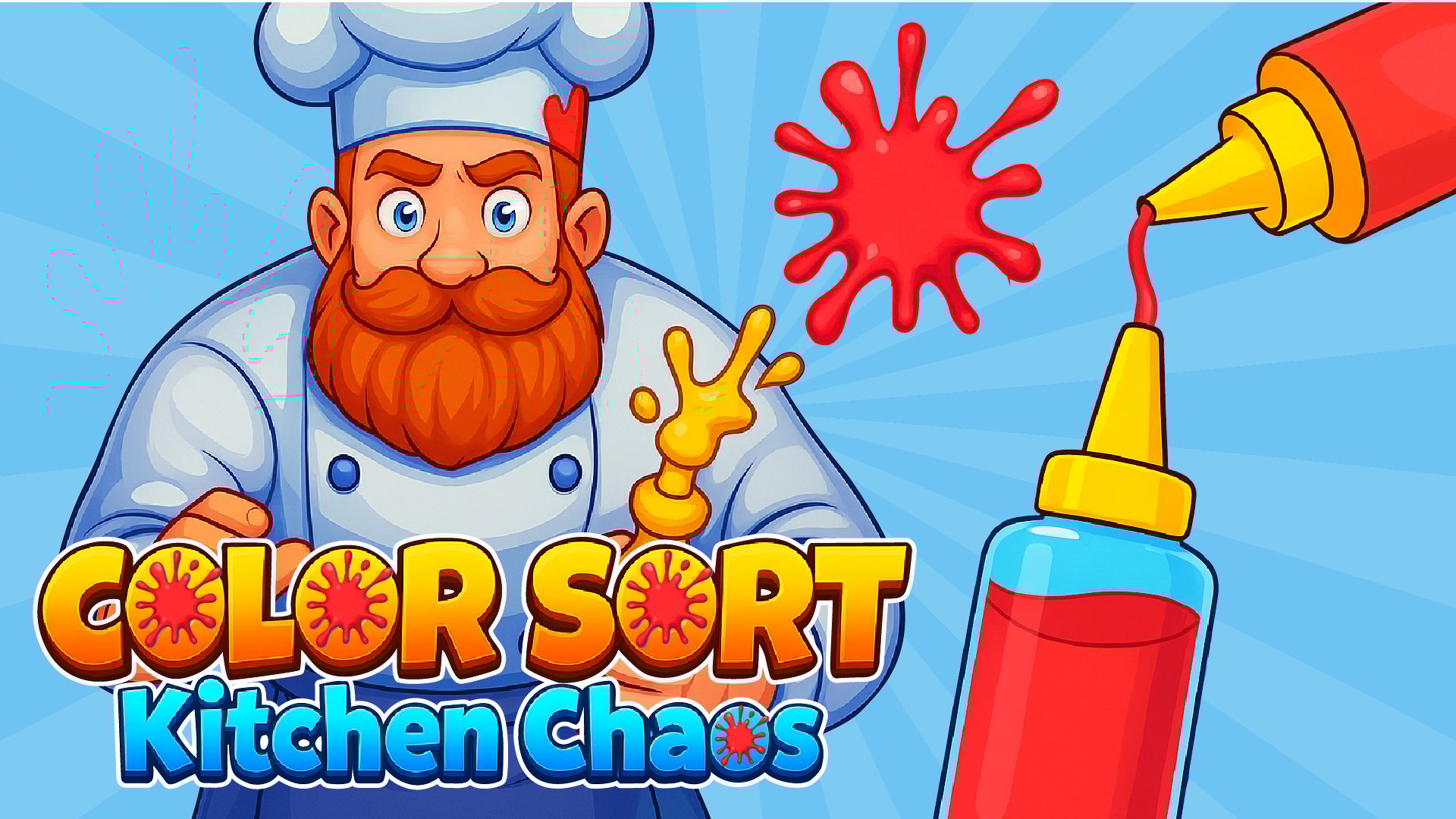 Thumbnail Color Sort: Kitchen Chaos 🕹️ Play on CrazyGames