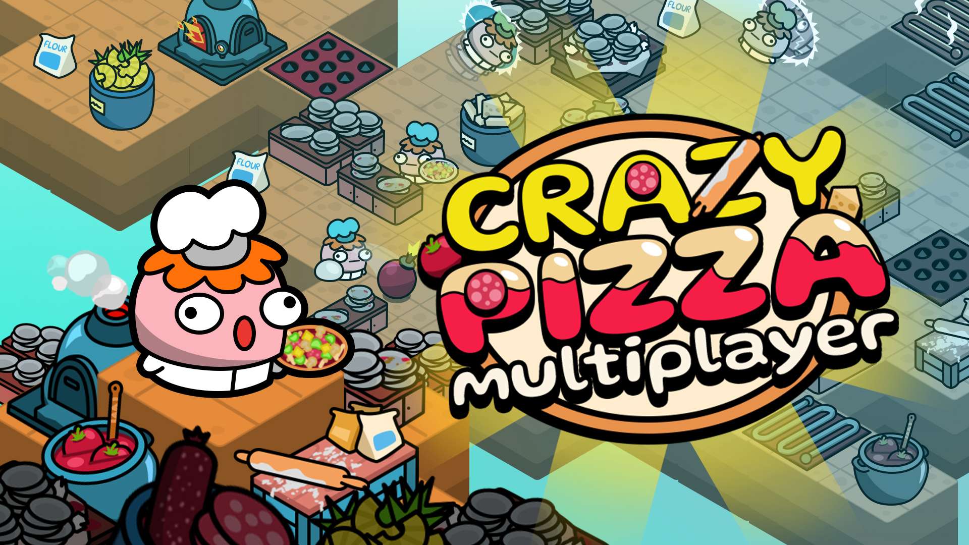 Crazy Pizza Multiplayer 🕹️ CrazyGamesでプレイ
