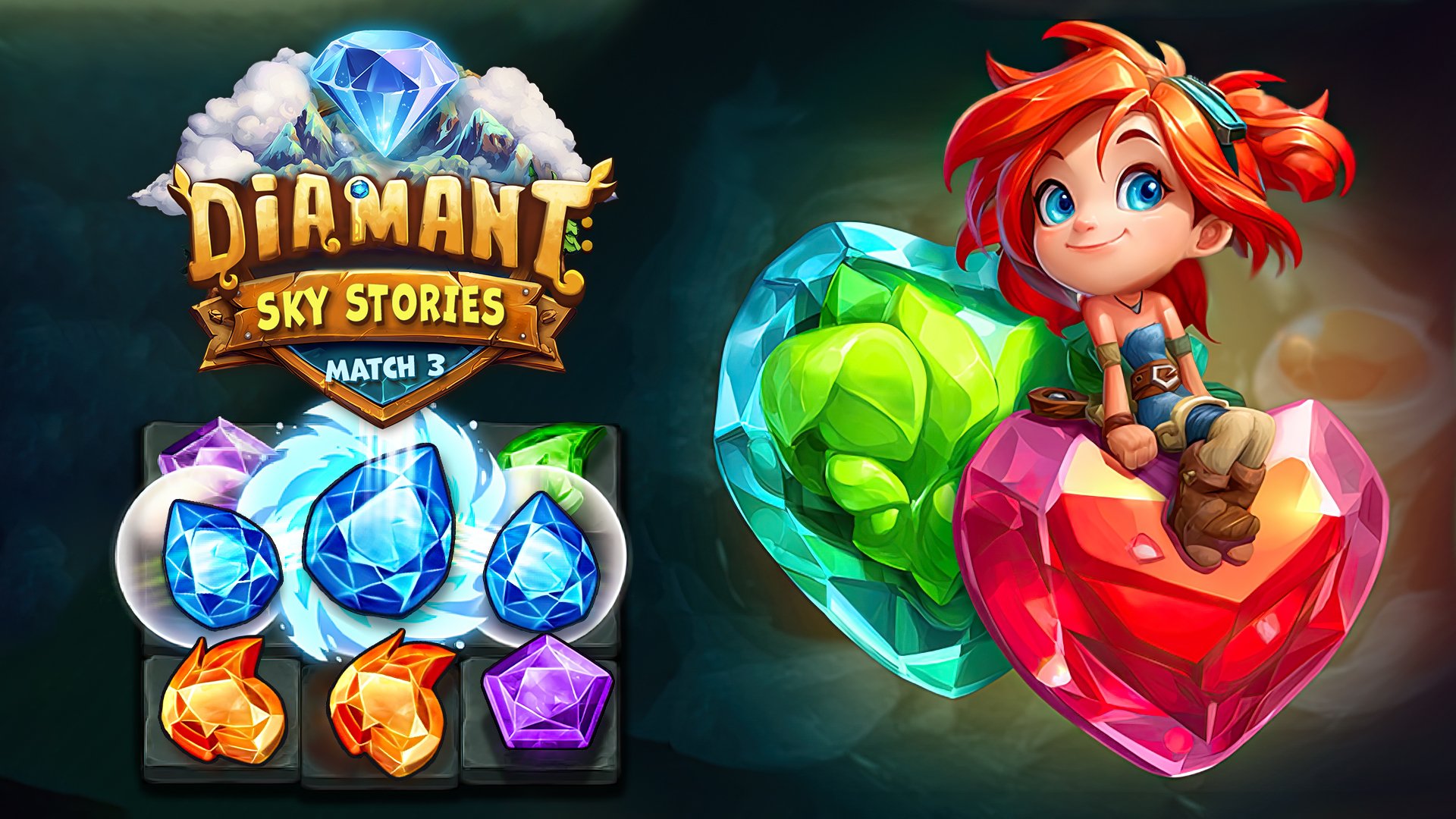 Diamant: Sky Stories Match 3