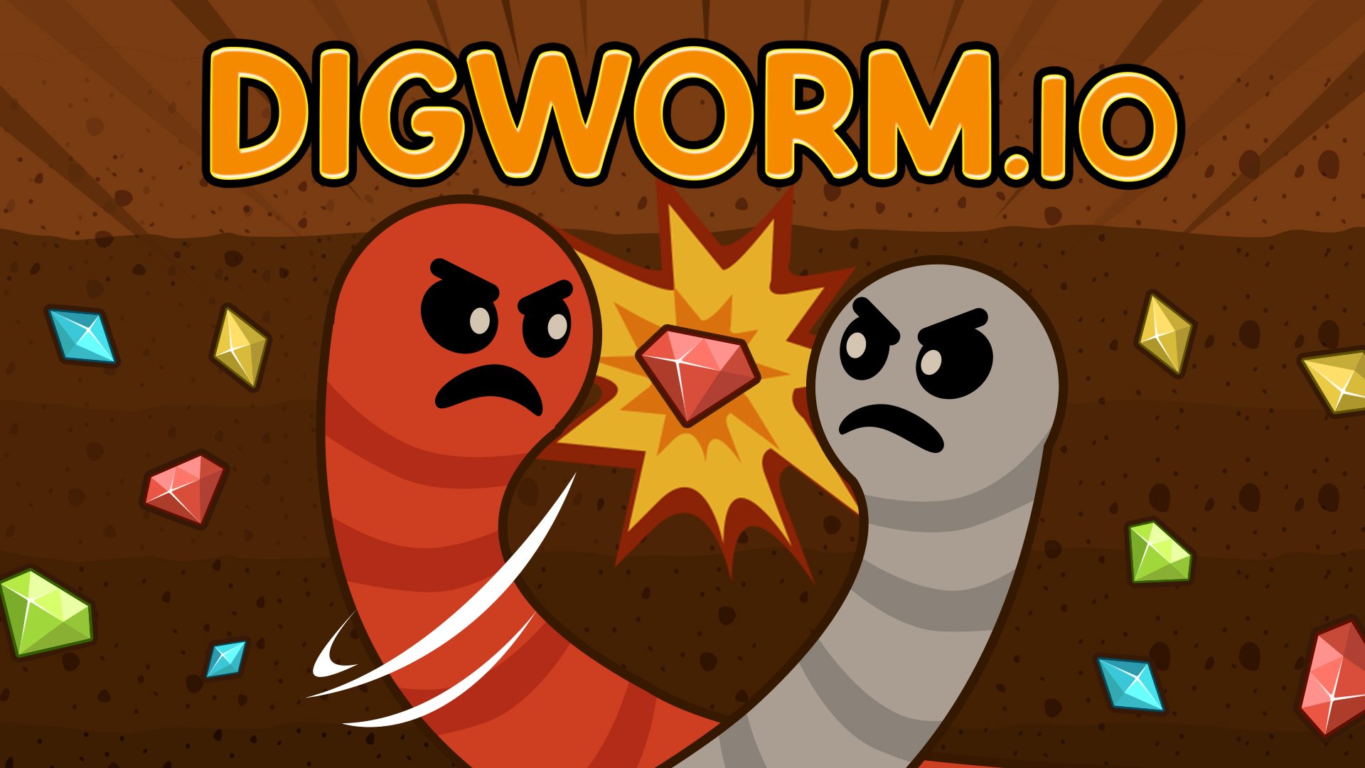 Thumbnail Digworm.io 🕹️ Play on CrazyGames