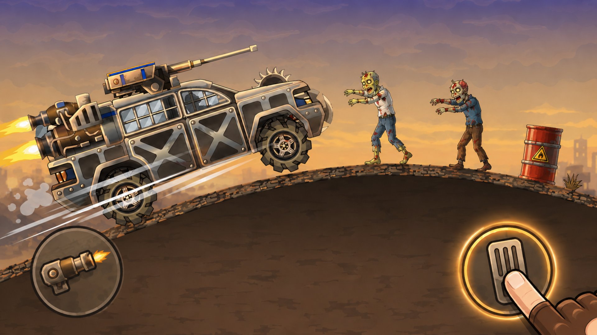 Earn to Die: Zombie Ride 🕹️ Play on CrazyGames