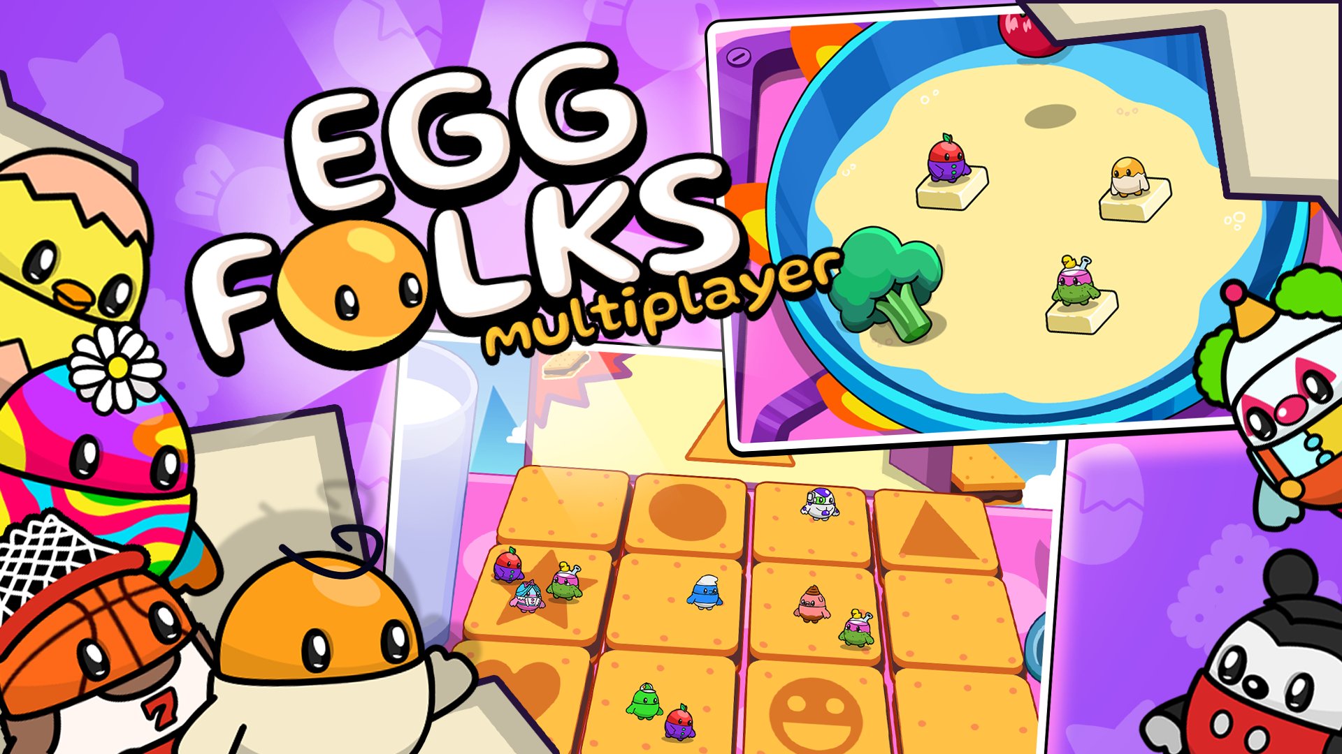 Play Egg Folks Multiplayer | Battle Friends in Colorful Chaos - Play Now on ZestPlay