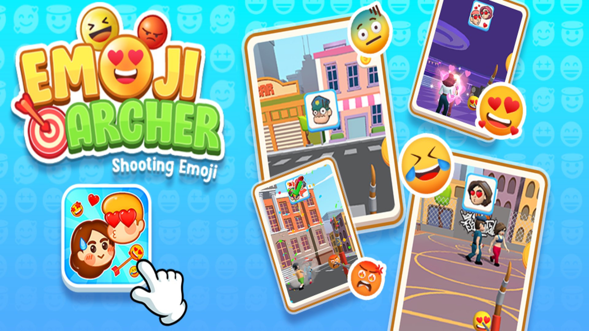 Play Emoji Archer - Shooting Emoji | Aim with Precision | Free on ZestPlay