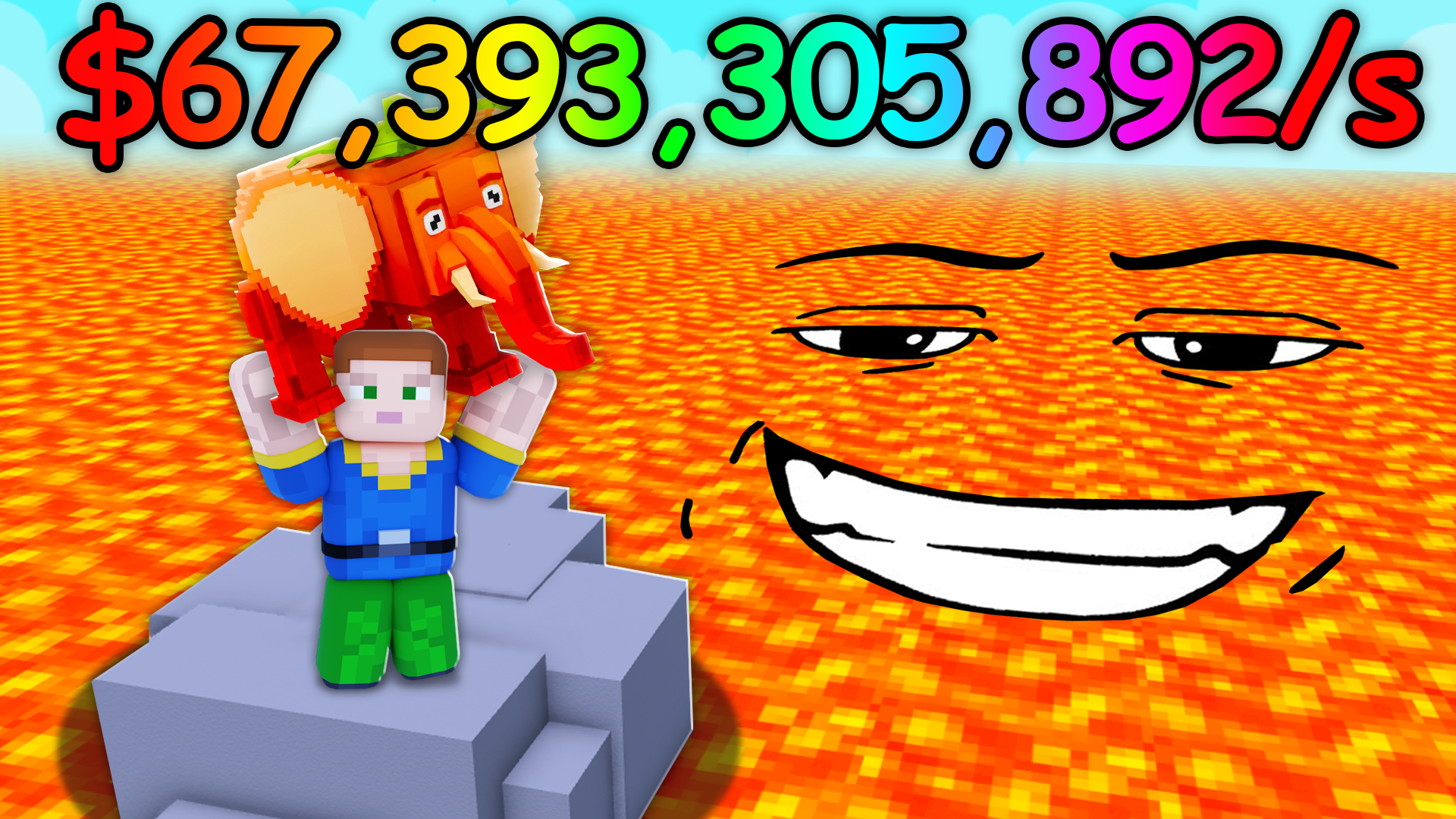 Escape Lava for Brainrots!