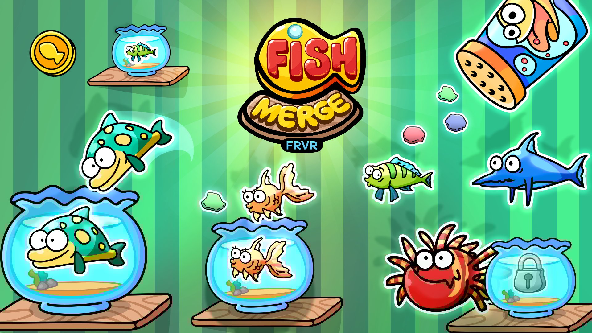 Fish Merge FRVR - Game Screenshot