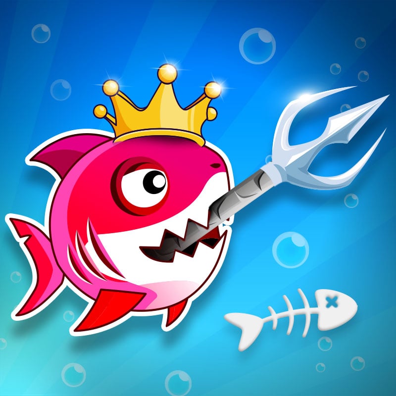 Fish Stab Getting Big 🕹️ CrazyGamesでプレイ