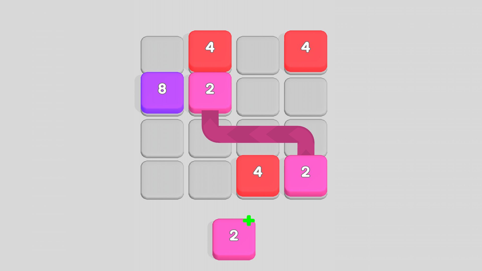 Thumbnail Flow 2048 3D 🕹️ Play on CrazyGames