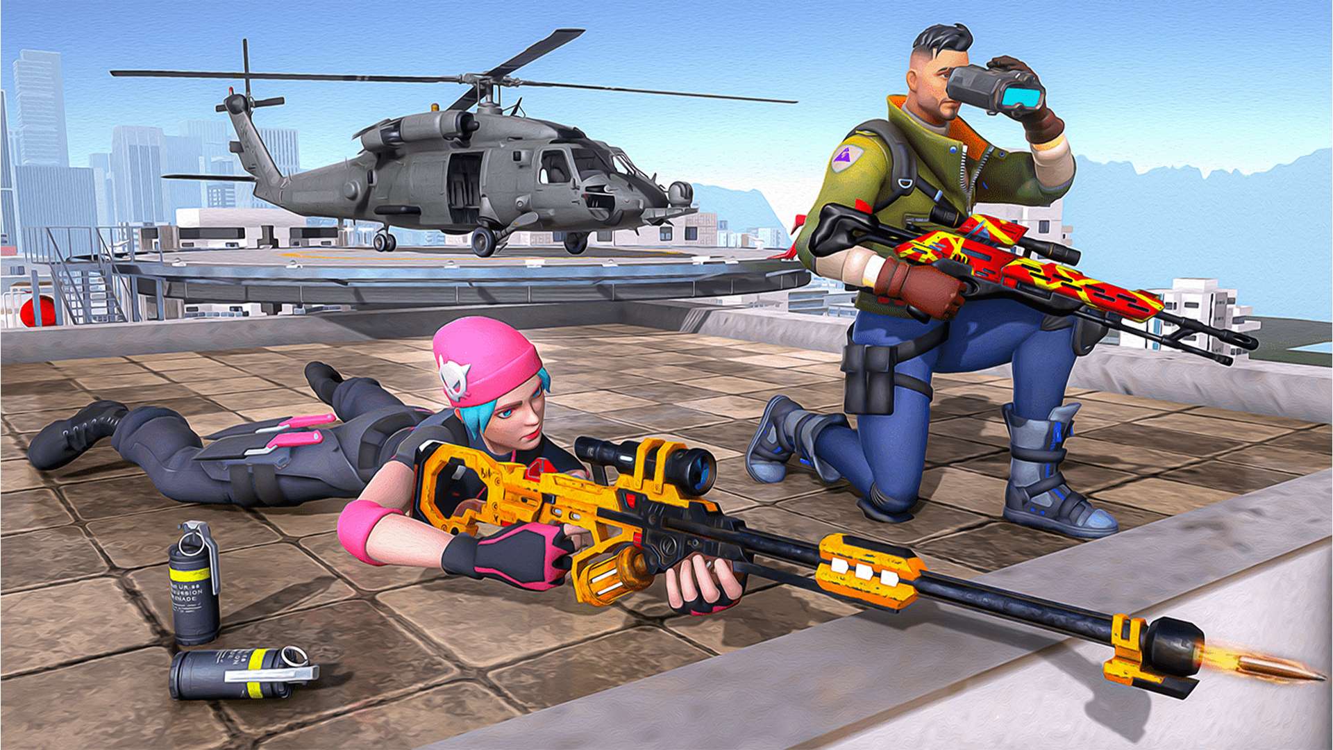FPS Commando Gun Shooting Game 🕹️ CrazyGamesでプレイ