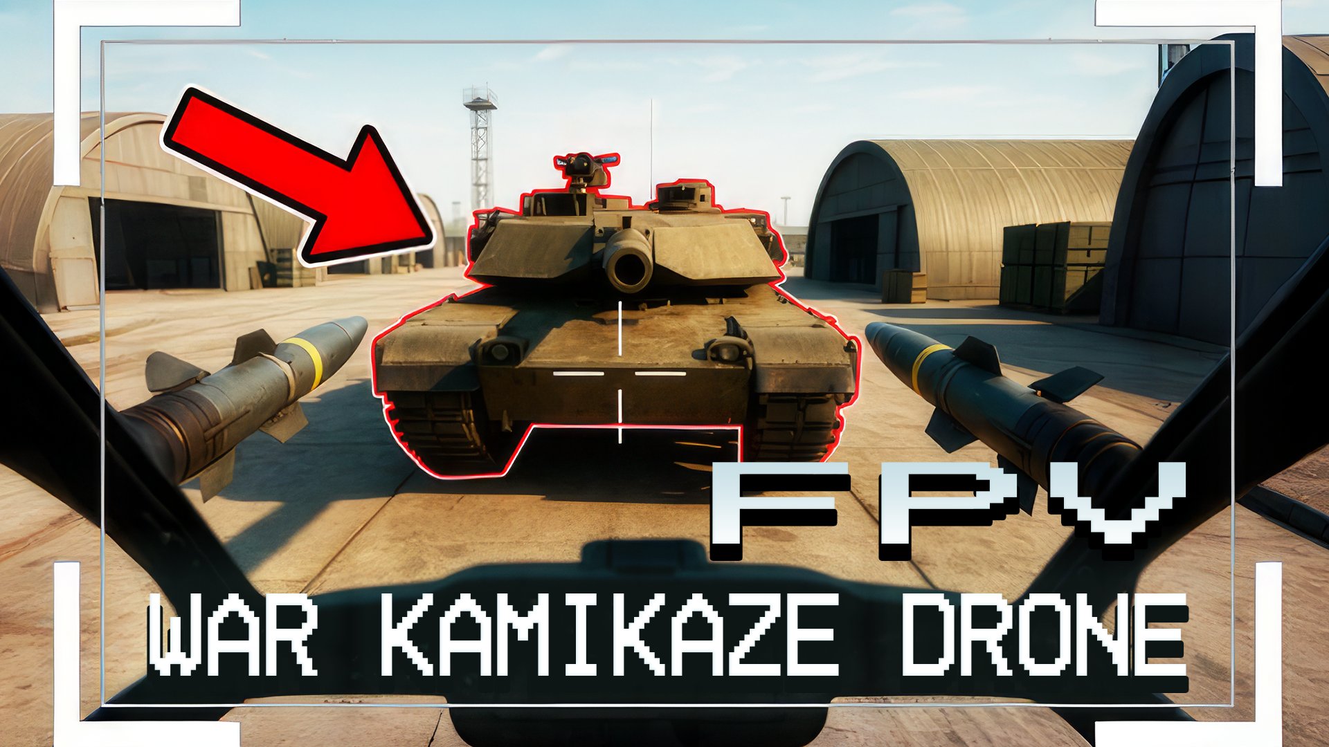 Thumbnail FPV War Kamikaze Drone 🕹️ Play on CrazyGames