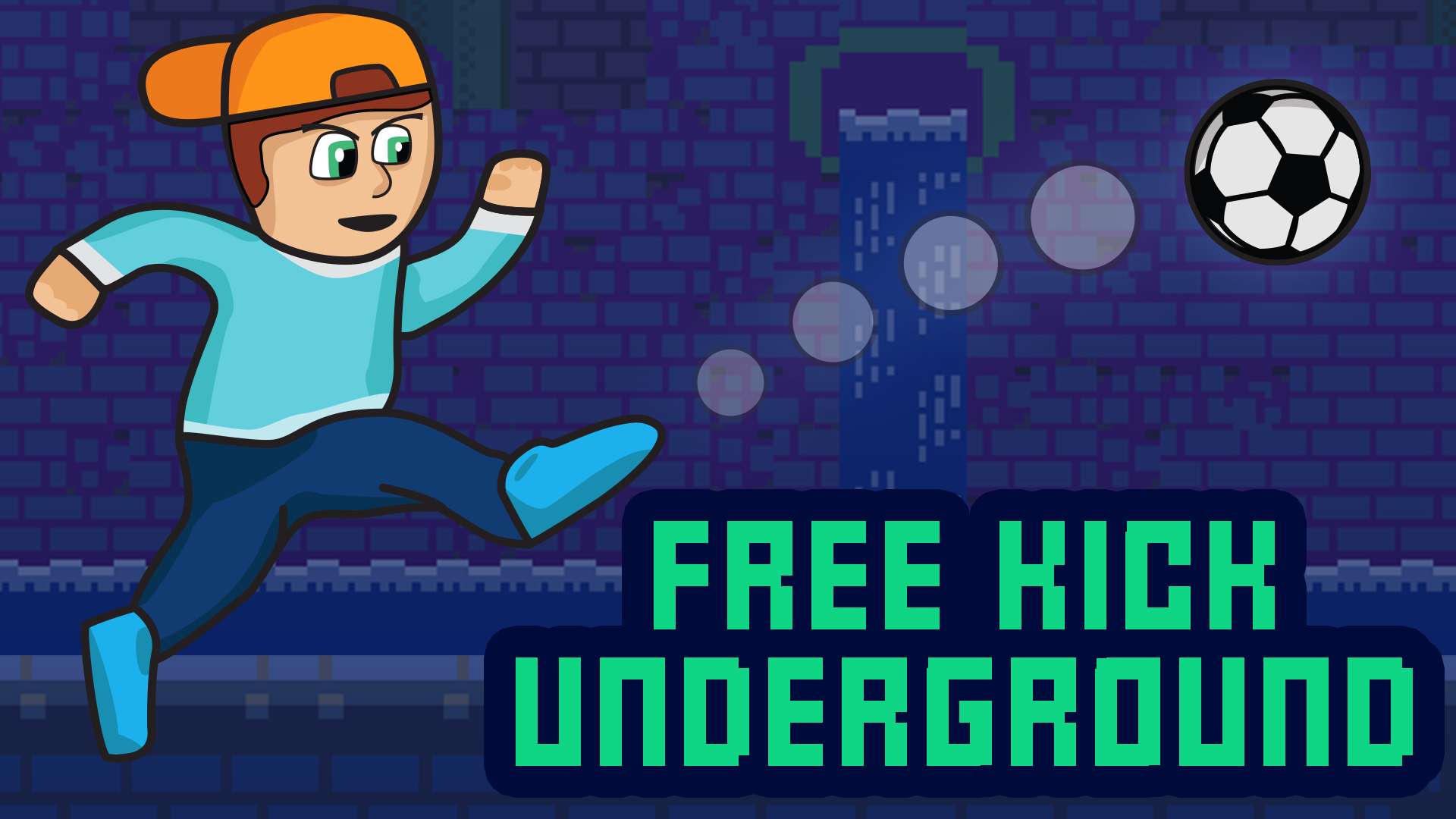 【レア】 トリックキック　インドアサッカーゲーム Free Kick Underground 🕹️ CrazyGamesでプレイ