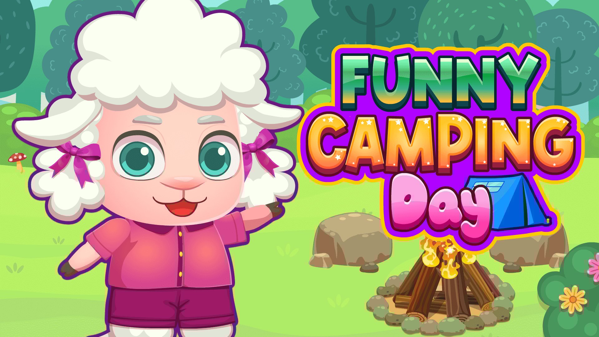 Thumbnail Funny Camping Day 🕹️ Play on CrazyGames