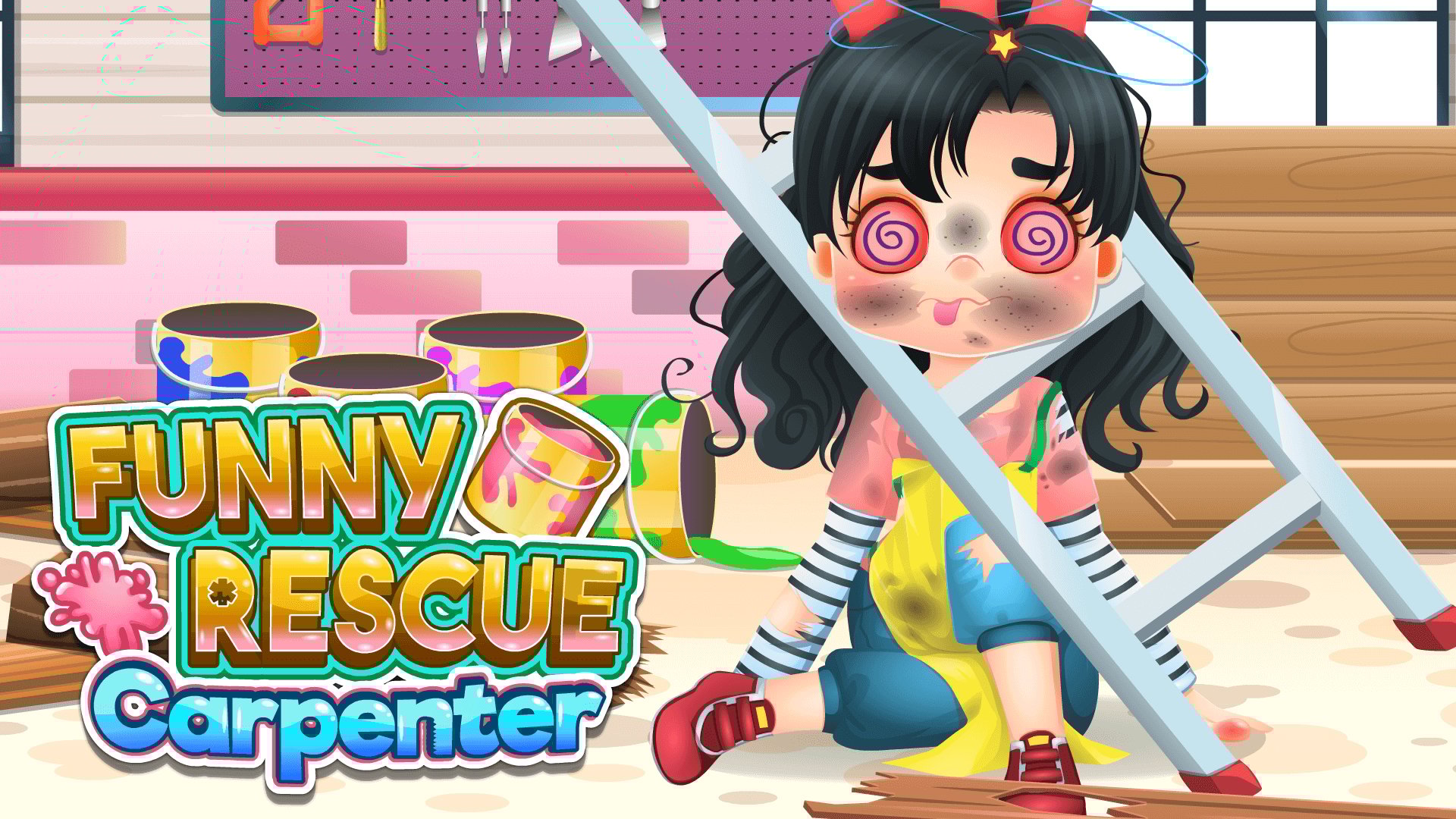 Thumbnail Funny Rescue Carpenter 🕹️ Play on CrazyGames