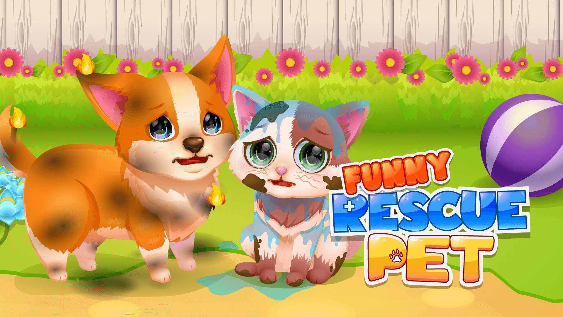 Thumbnail Funny Rescue Pet 🕹️ Play on CrazyGames