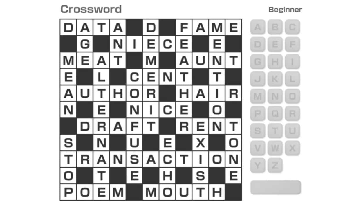 Crossword 🕹️ CrazyGamesでプレイ
