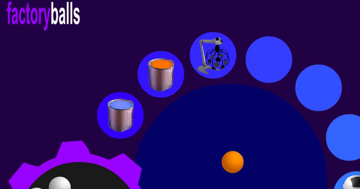 Factory Balls 🕹️ Mainkan di CrazyGames