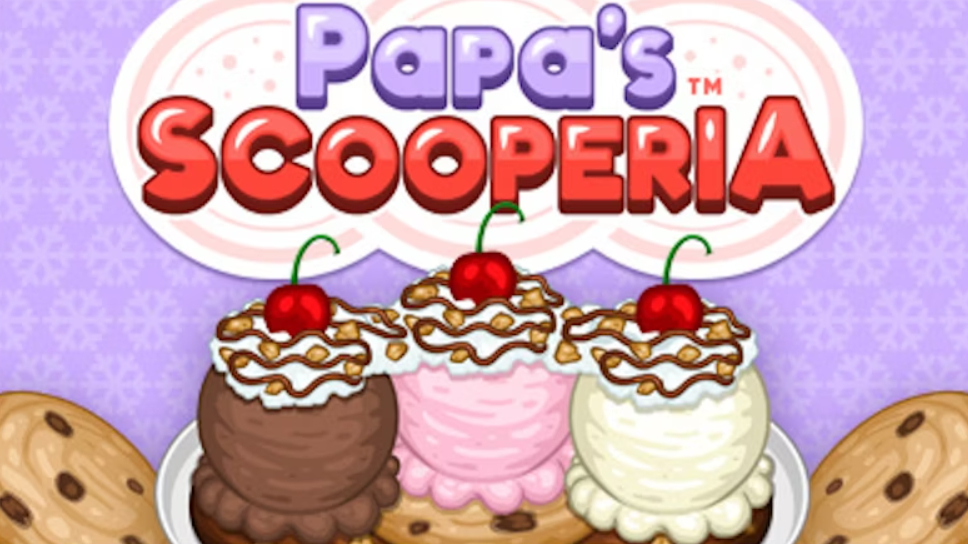 Papa's Scooperia 🕹️ Zagraj na CrazyGames