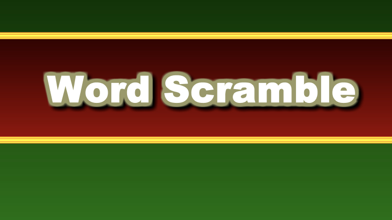 Word Scramble 🔠 Play on CrazyGames