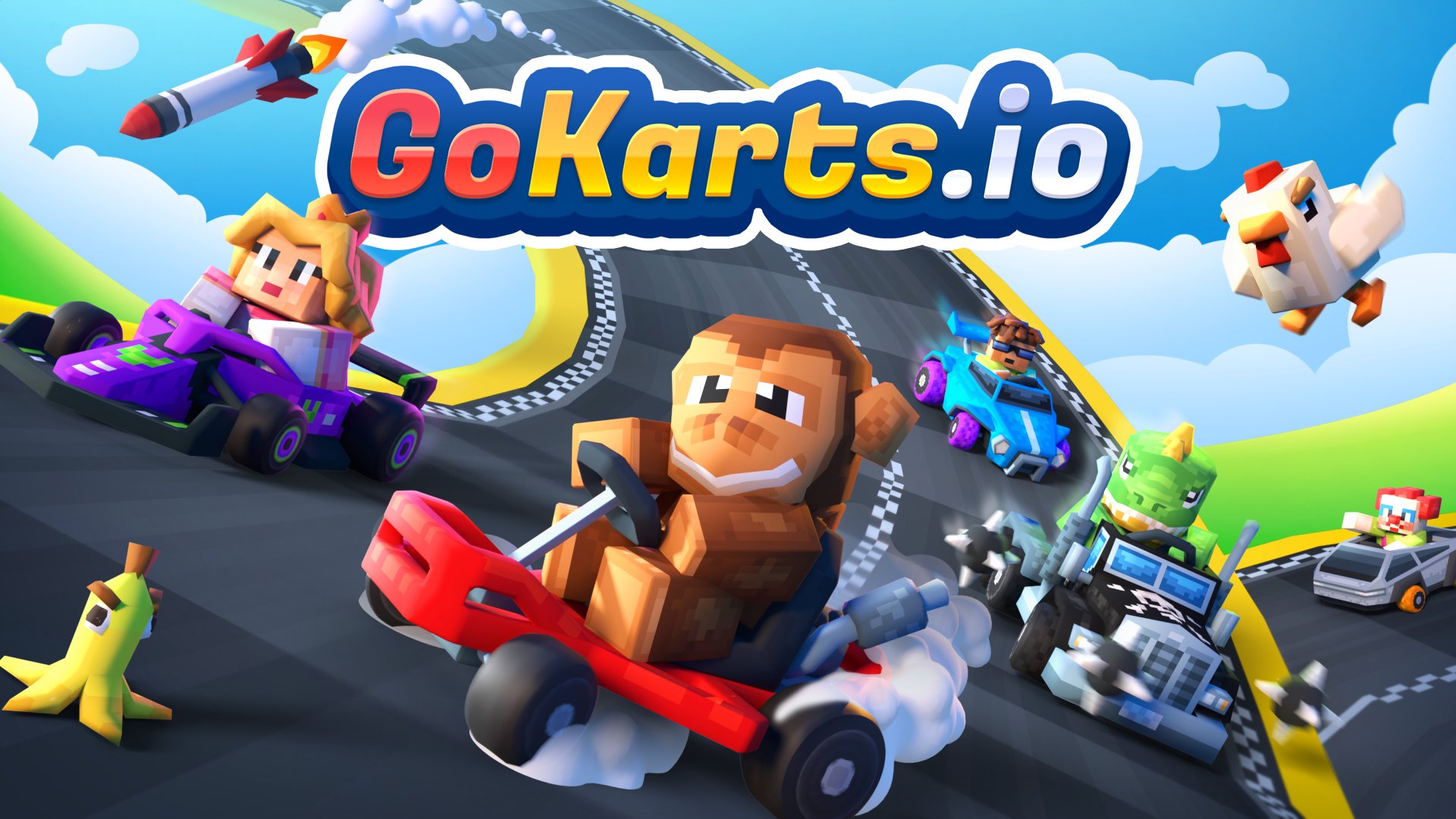 Play GoKarts.io - Free Multiplayer Kart Combat Racing | Level Up, Unleash Chaos, Play Now - ZestPlay