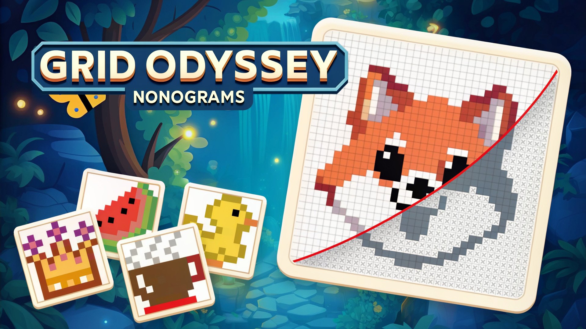Thumbnail Grid Odyssey: Nonograms 🕹️ Play on CrazyGames