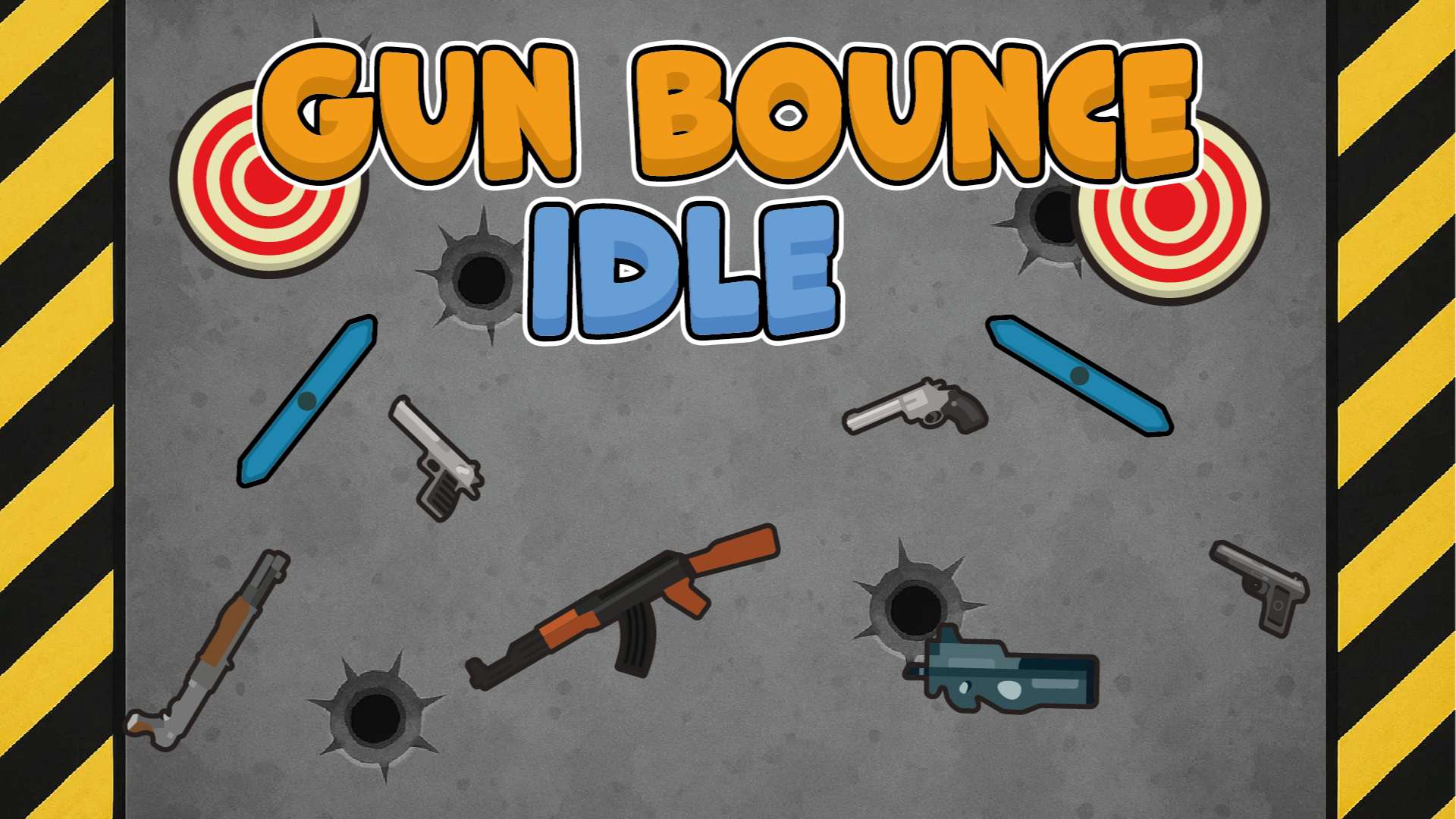 Gun Bounce Idle 🕹️ CrazyGamesでプレイ