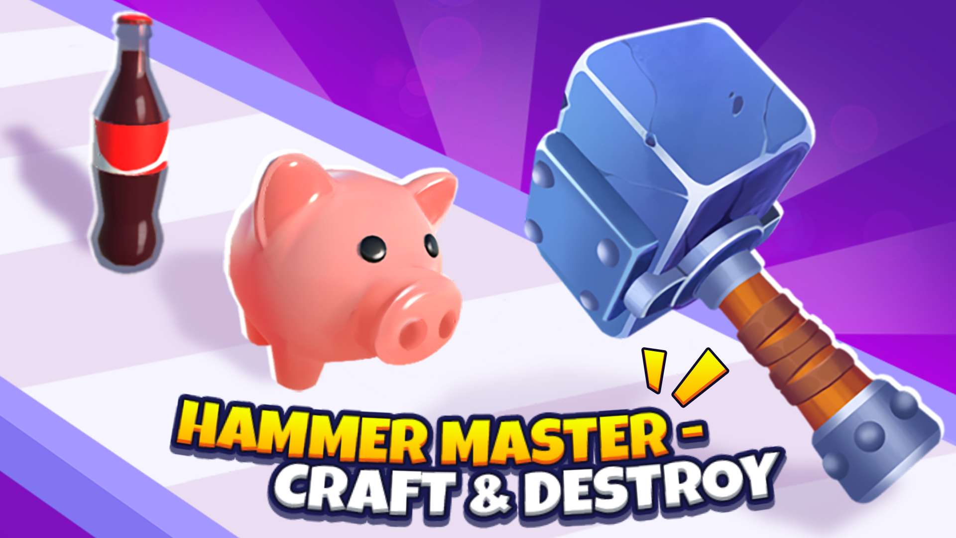 Hammer Master－Craft & Destroy! 🕹️ CrazyGames에서 무료로 플레이 하세요!